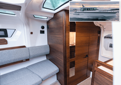 Axopar 38 XC Cross Cabin promo