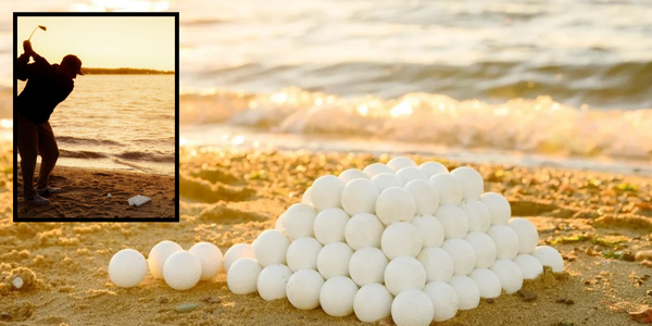 Biodegradeable golfball