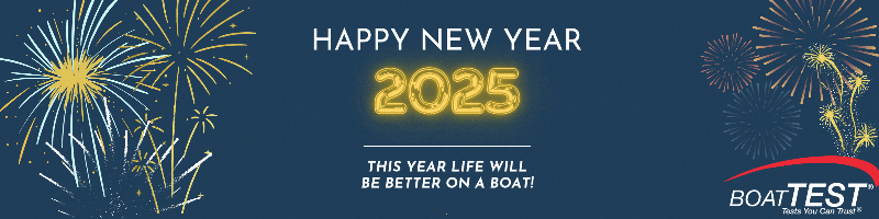 Black Modern Happy New Year Banner