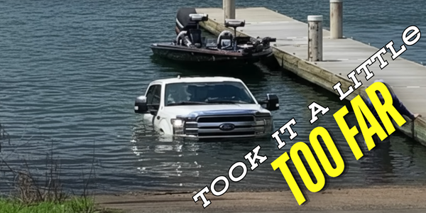 Boneheaded boater - Too Far