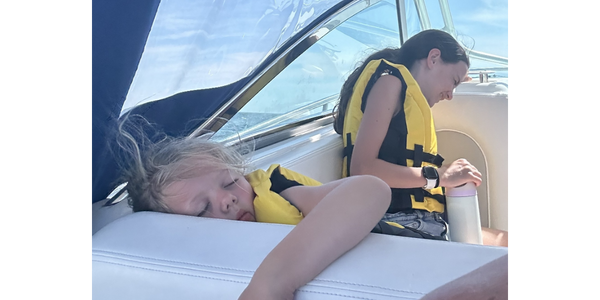 Catching some rest on way back home from St Michaels MD