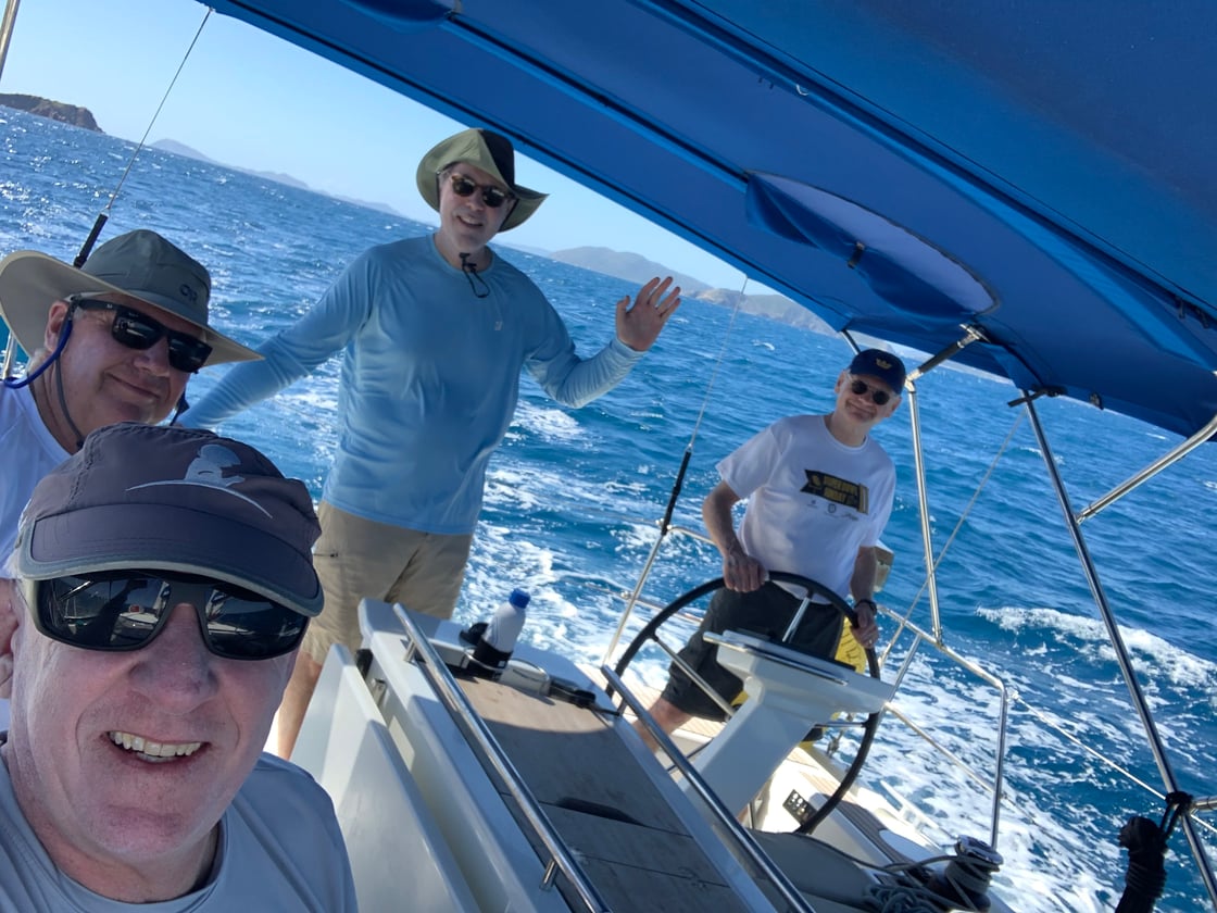 College roommates reuniting 43 years later to sail in BVI moody