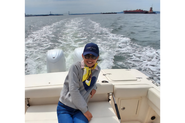 Entering New York Harbor