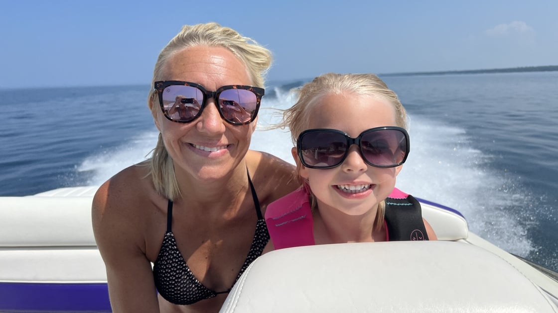 Flying Across Lake Huron on a Velocity 280