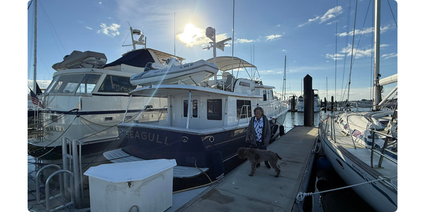 Happy day getting our new Krogen Express!