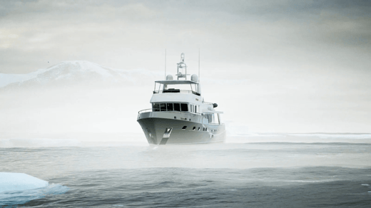 Explorer Boat in Fog