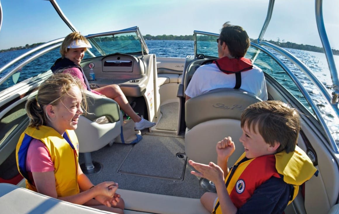 People Enjoying a day on the water