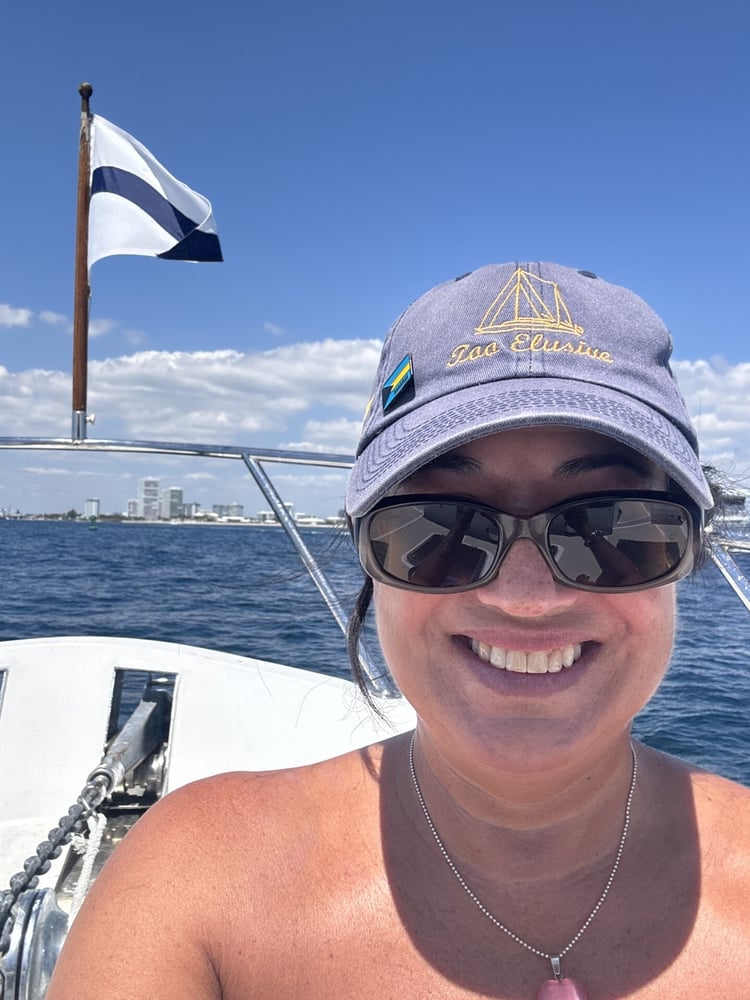 In the gulfstream coming back from the bahmas - Arthur K watson