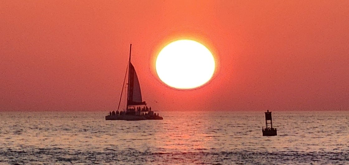 Key west harbor sunset