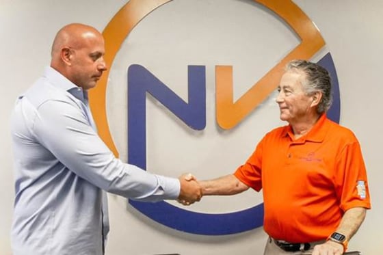 Nautival Ventures and Vision Marine handshake