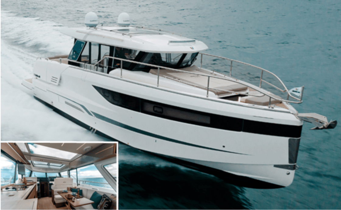 Wellcraft 435 Nordic commuter styling