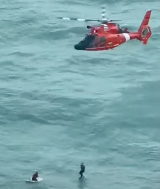 Coast Guard Rescues Boat Captain Clinging to Cooler after Hurricane Milton
