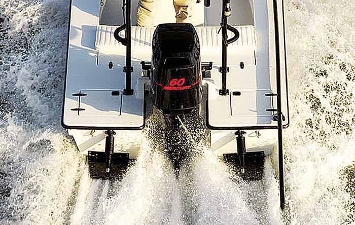 trim-tabs-on-powerboat